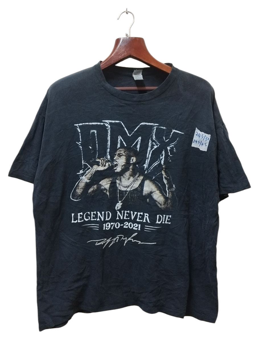 Band Tees × Rap Tees Vintage DMX Tribute T-Shirt Black Graphic R.I.P 1970-2021 Size US XL / EU 56 / 4 - 1 Thumbnail