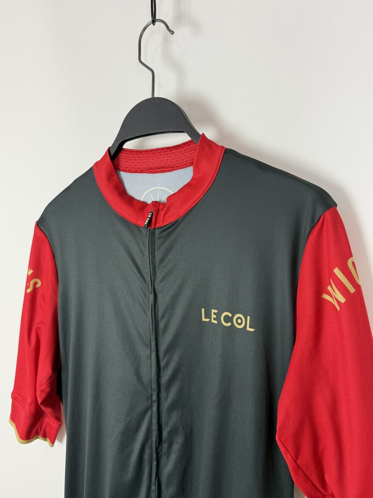 Other Le Col by Bradley Wiggins Gray Red Cycling Jersey L Size US L / EU 52-54 / 3 - 2 Thumbnail