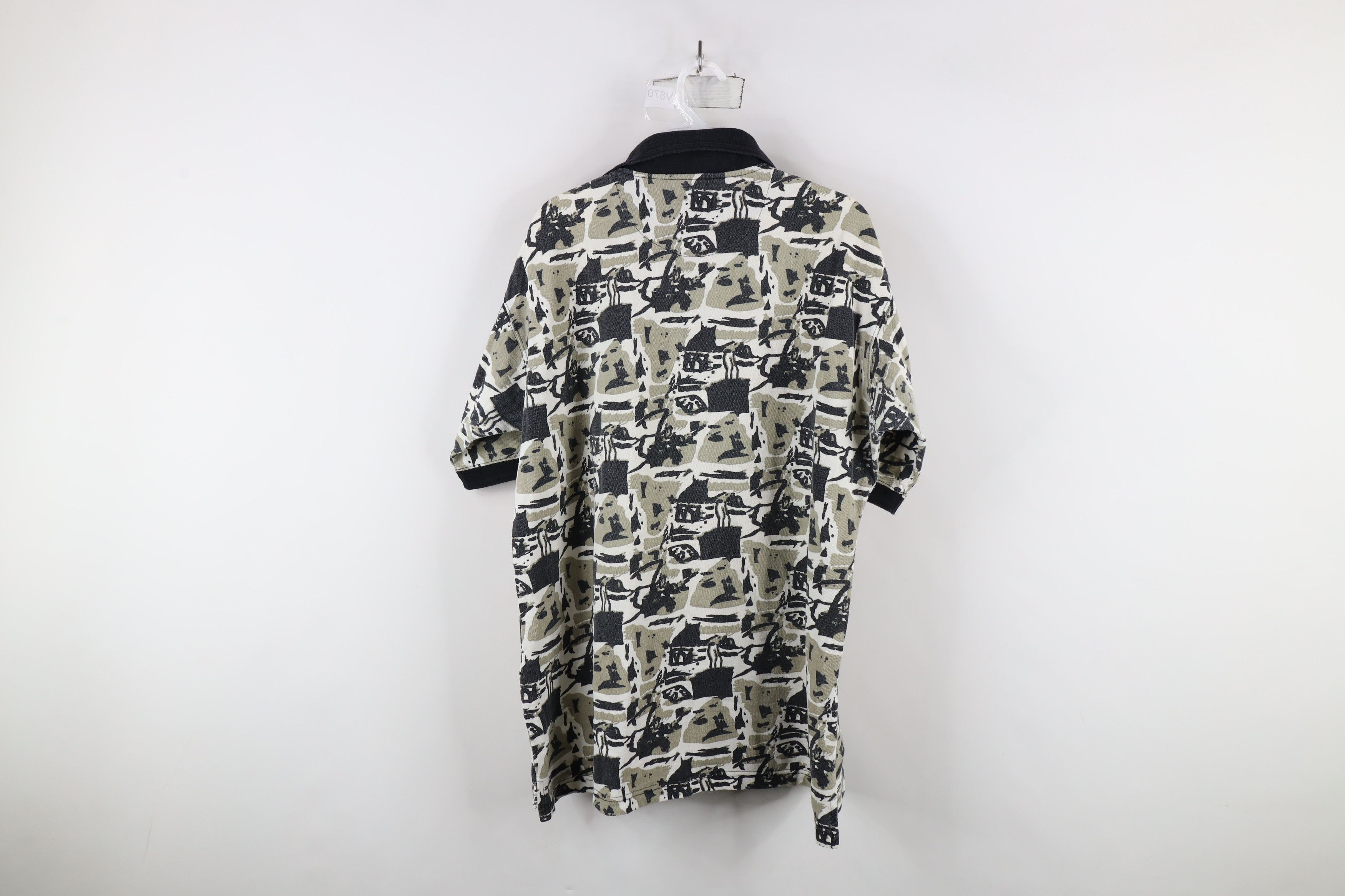 Vintage Vintage 90s Streetwear Abstract Short Sleeve Golf Polo Shirt Size US L / EU 52-54 / 3 - 6 Thumbnail