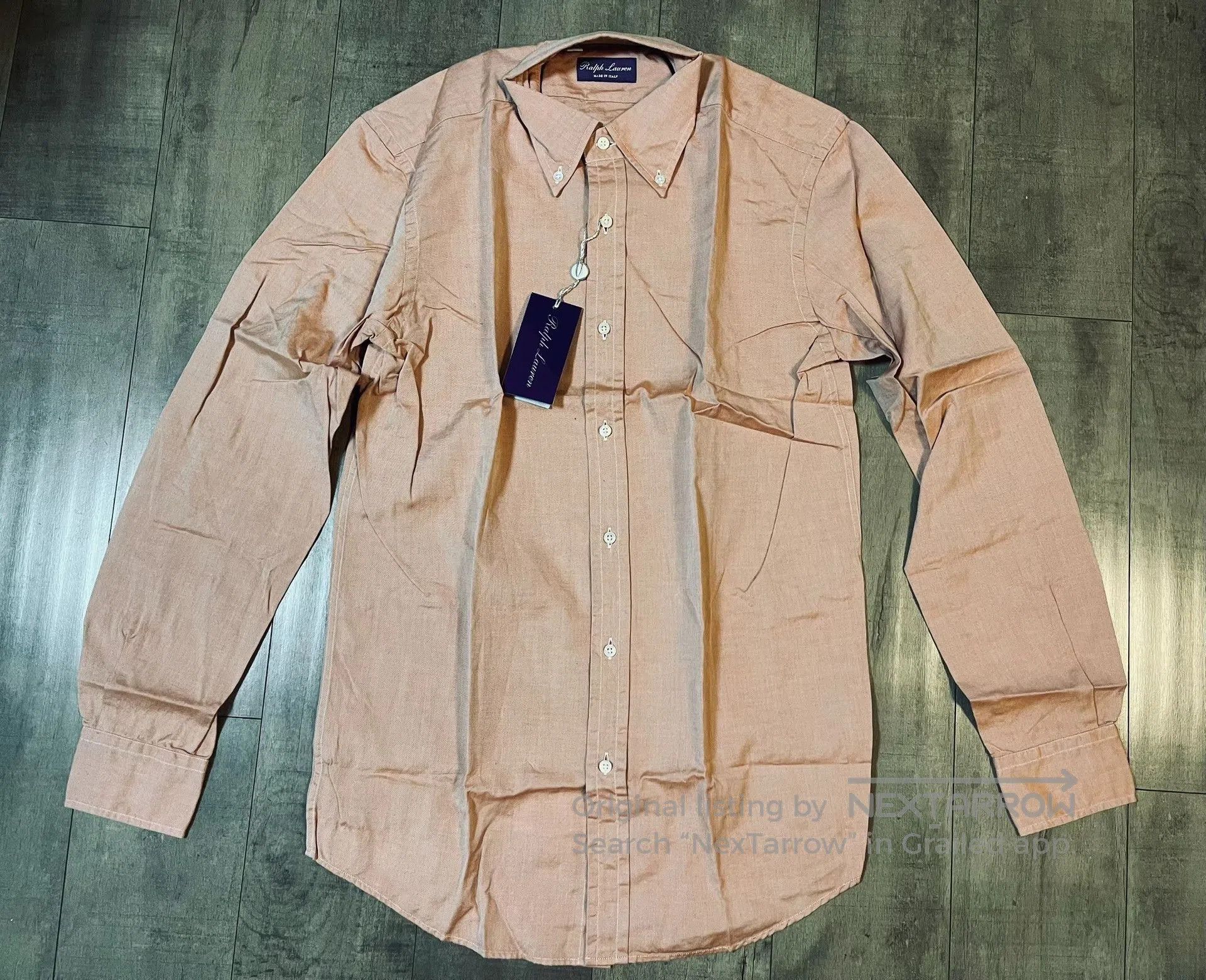 Ralph Lauren Purple Label Ralph Lauren Purple Label Embroidered Dress Shirt. Size US M / EU 48-50 / 2 - 4 Thumbnail