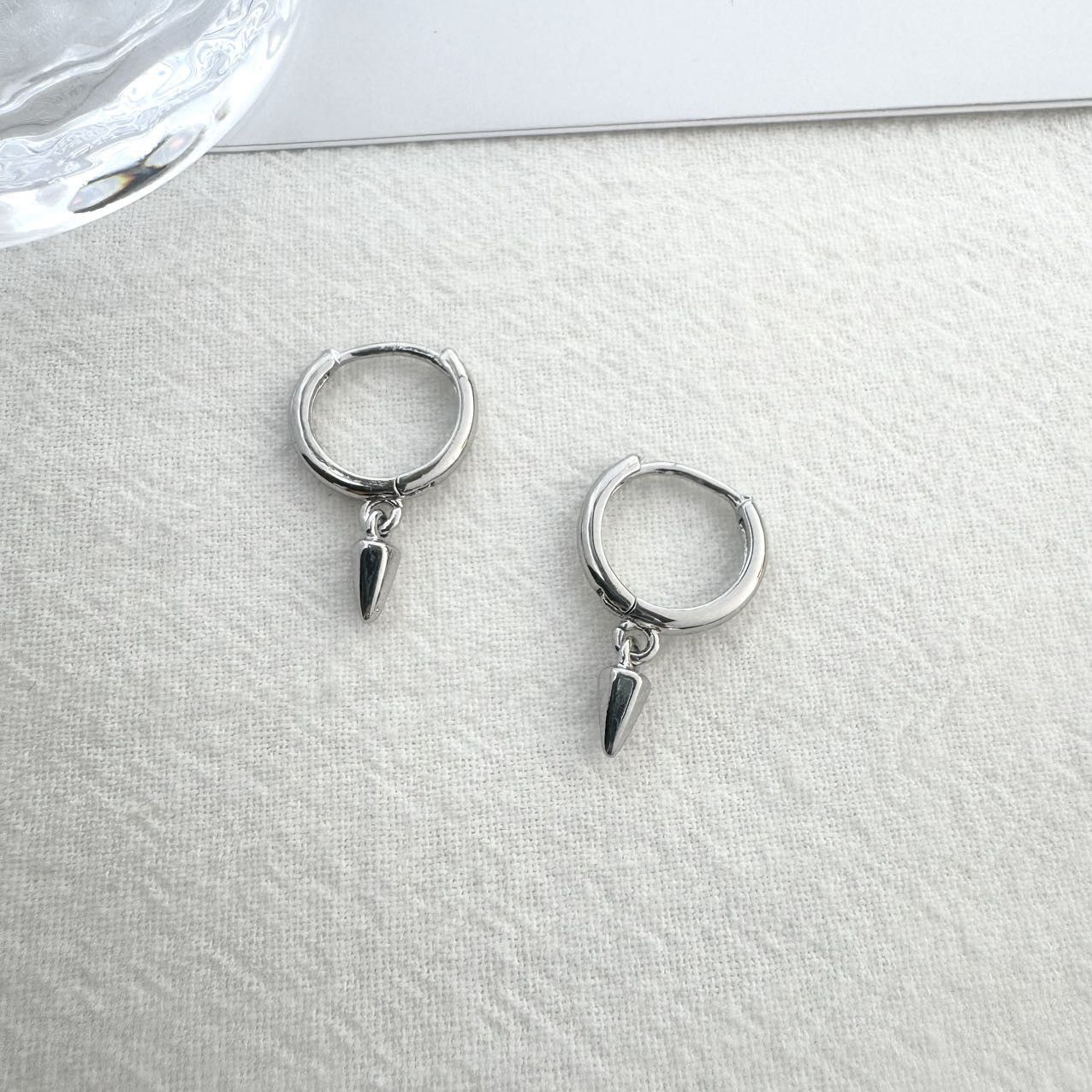 Other Geometric Triangle Cone Dangle Drop Earrings for Men Women Size ONE SIZE - 1 Thumbnail