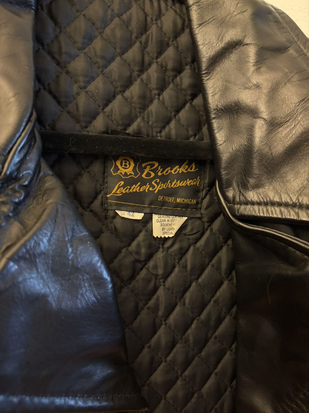 Brooks 1960s Brooks Detroit Leather Jacket Size US M / EU 48-50 / 2 - 3 Thumbnail