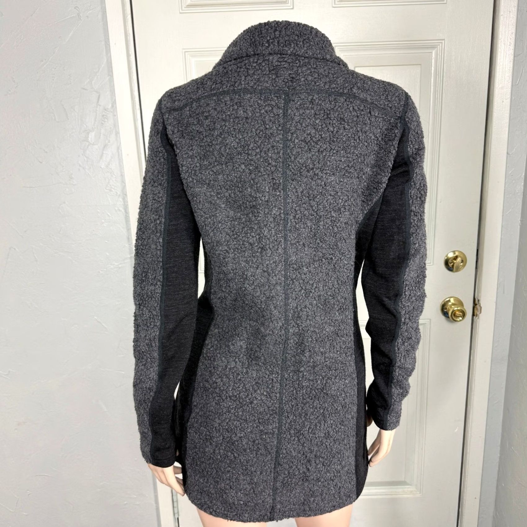 Vintage Kuhl Womens Sweater XS Kozet Long jacket Wool Blend Asymmetrical Full zip M3-22 Size XS / US 0-2 / IT 36-38 - 4 Thumbnail