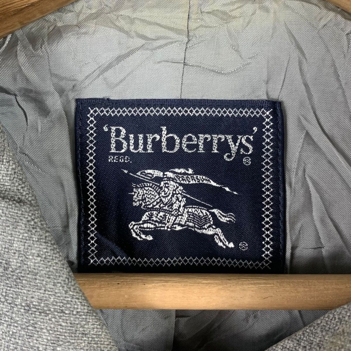 Burberry Vintage BURBERRY LONDON PRORSUM Grey Classic Blazer Sport Size M / US 6-8 / IT 42-44 - 5 Thumbnail