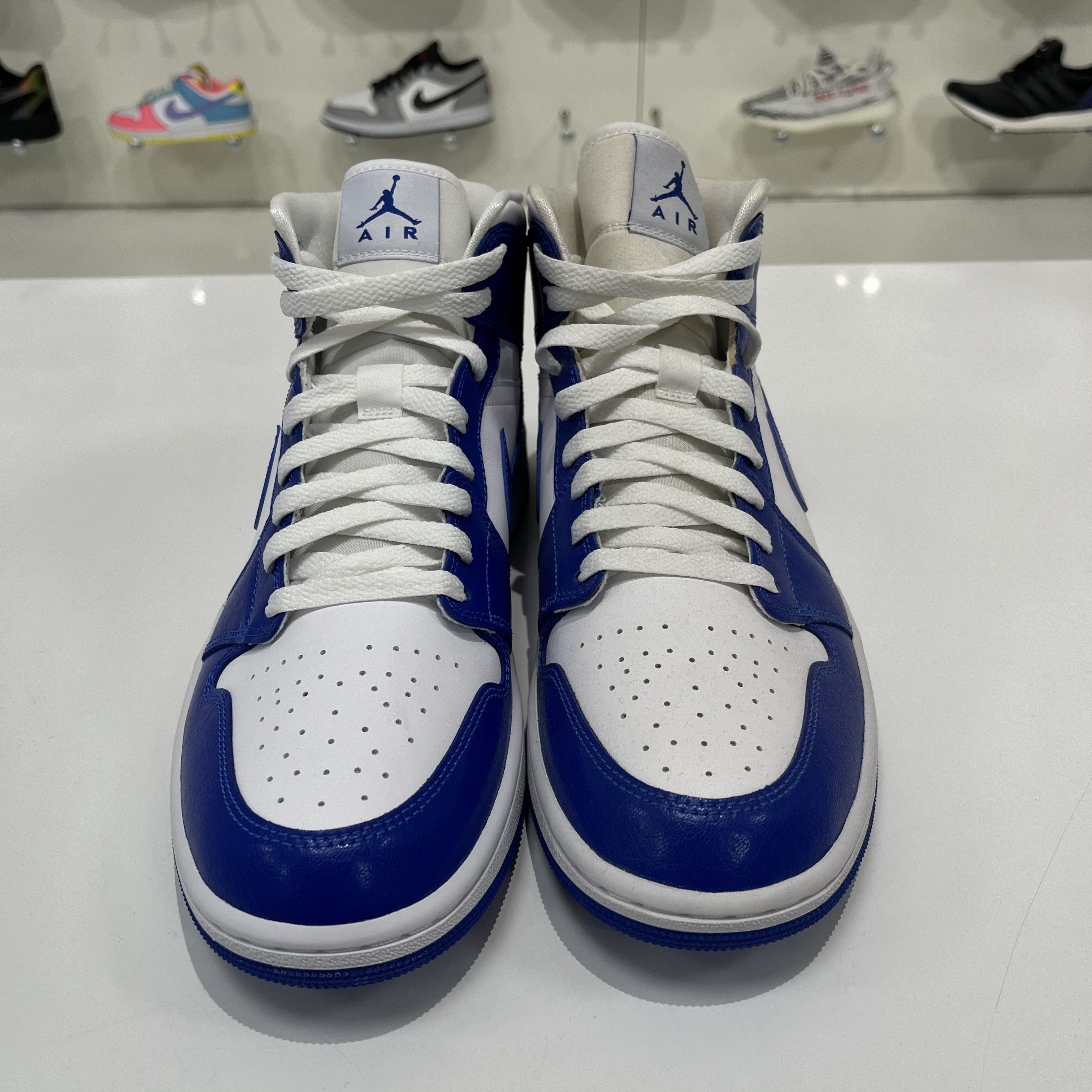 Nike Air Jordan 1 Mid Kentucky Blue (W) Size US 11.5 / IT 41.5 - 5 Thumbnail