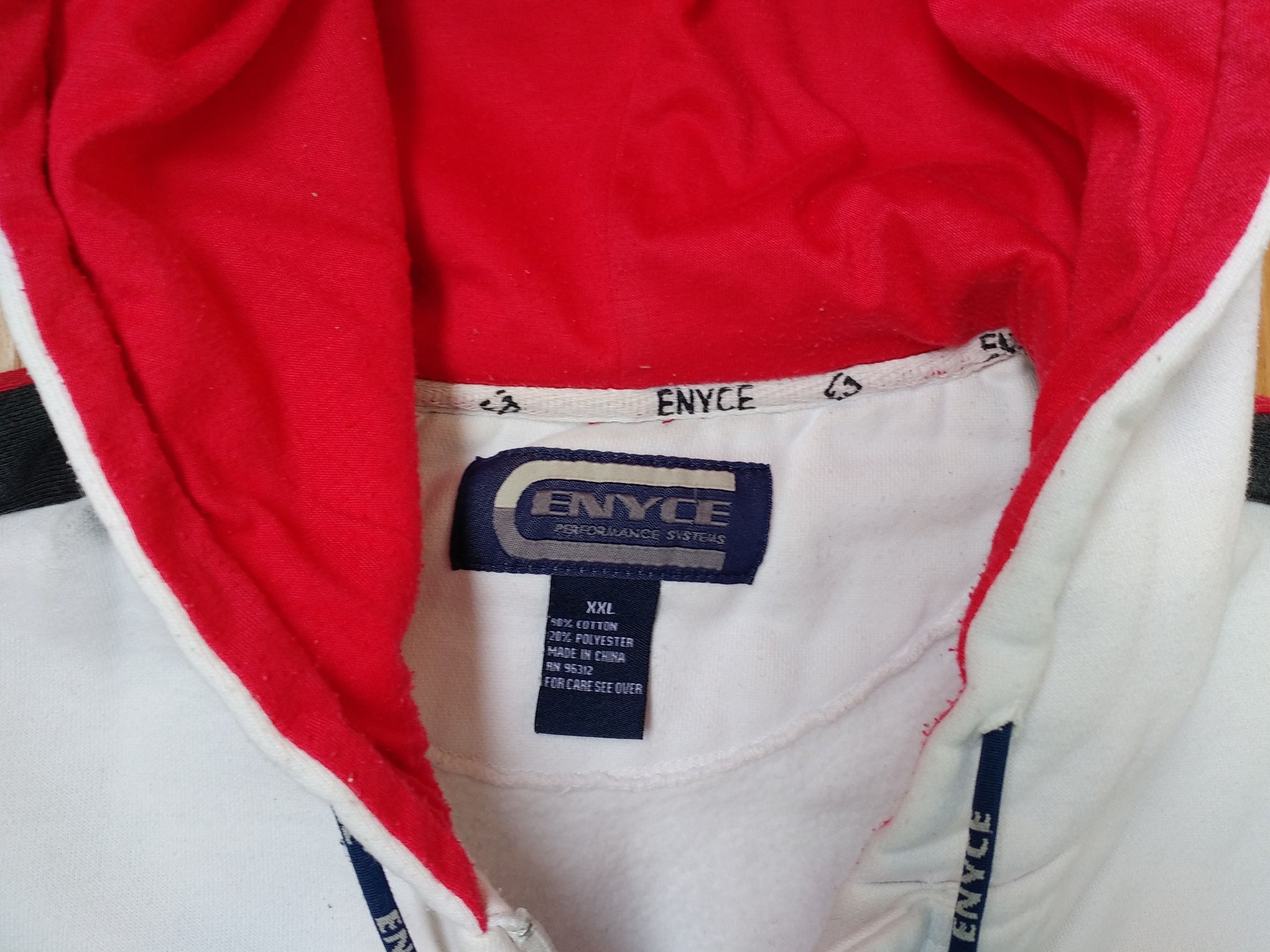 Enyce Enyce hoodie, white sweat shirt of vintage 90s hip-hop XXL Size US XXL / EU 58 / 5 - 6 Thumbnail