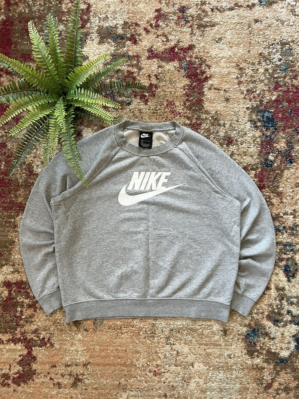 Nike × Vintage 🔭 90’s NIKE BIG SWOOSH LOGO CREWNECK Size US S / EU 44-46 / 1 - 1 Thumbnail