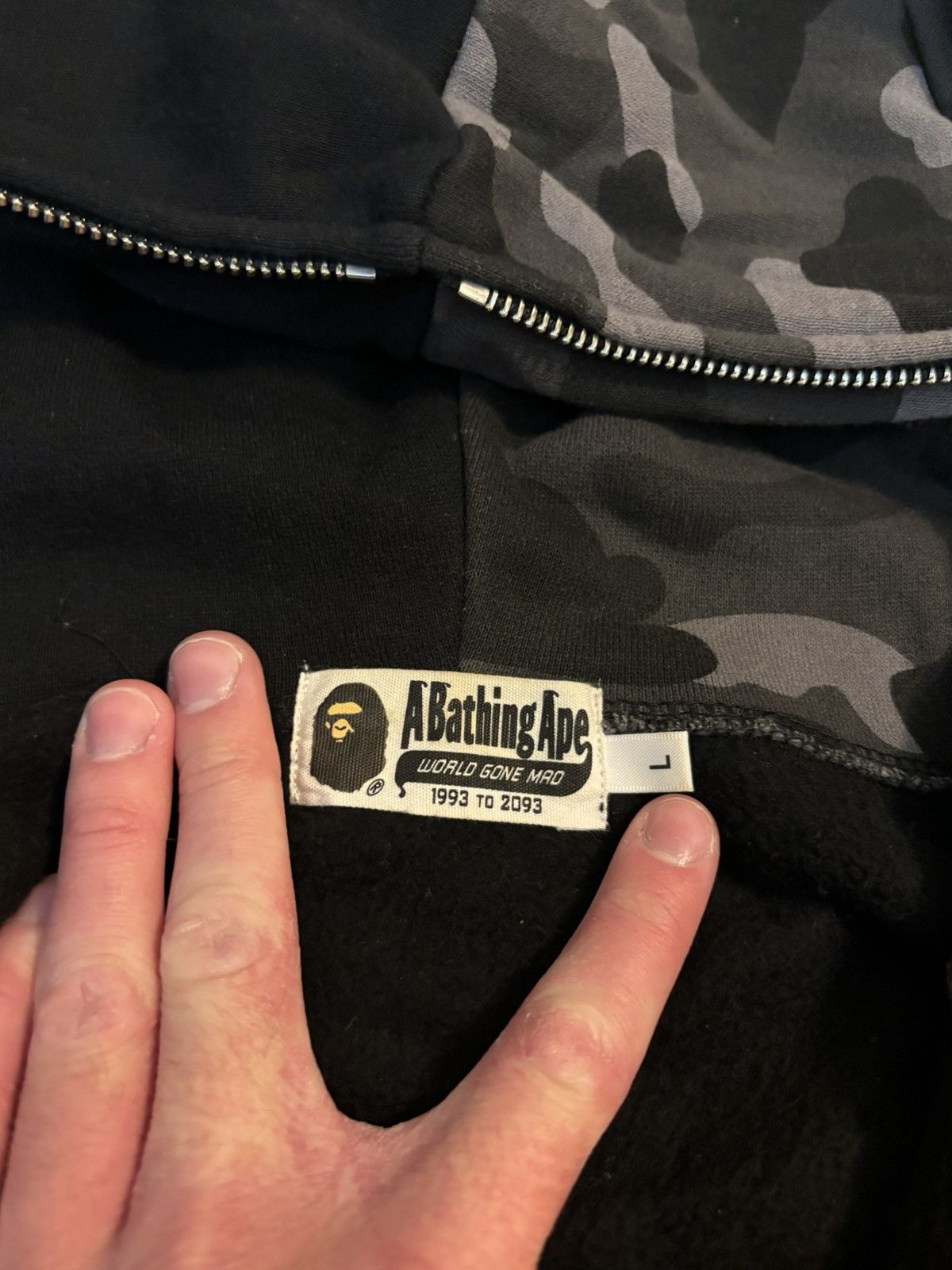 Bape × DC Comics Bape DC Batman Full Zip Hoodie Black Size US L / EU 52-54 / 3 - 5 Thumbnail