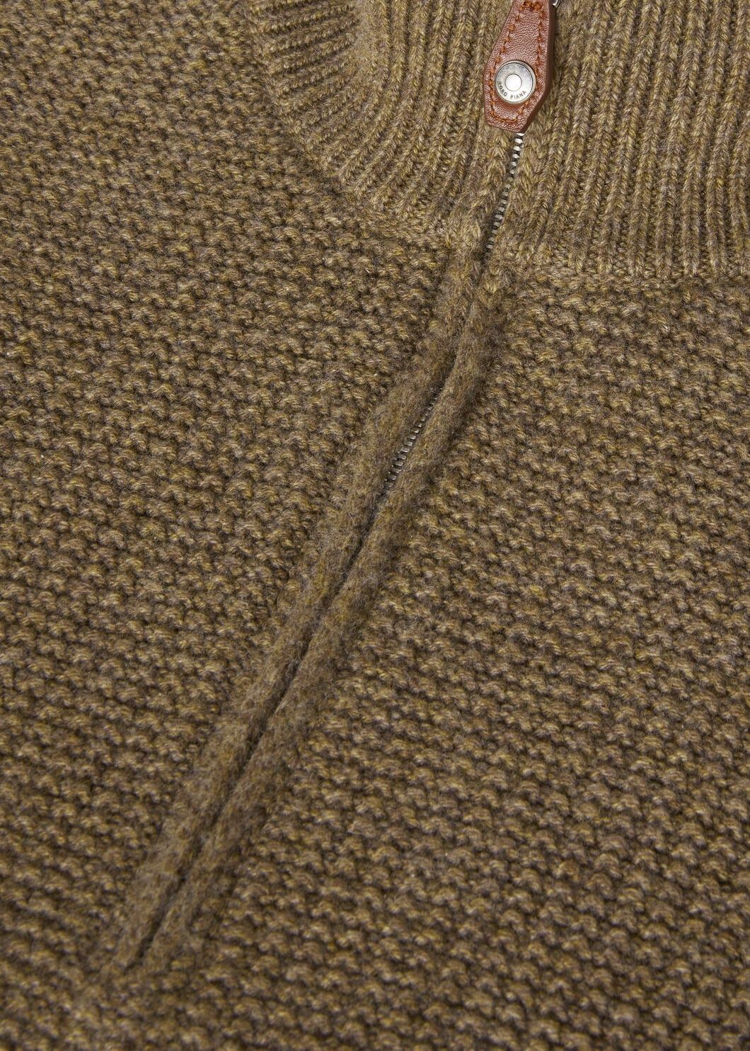 Loro Piana o1w1db10825 FAO2899 Fobello Sweater in Brown Size M / US 6-8 / IT 42-44 - 7 Thumbnail