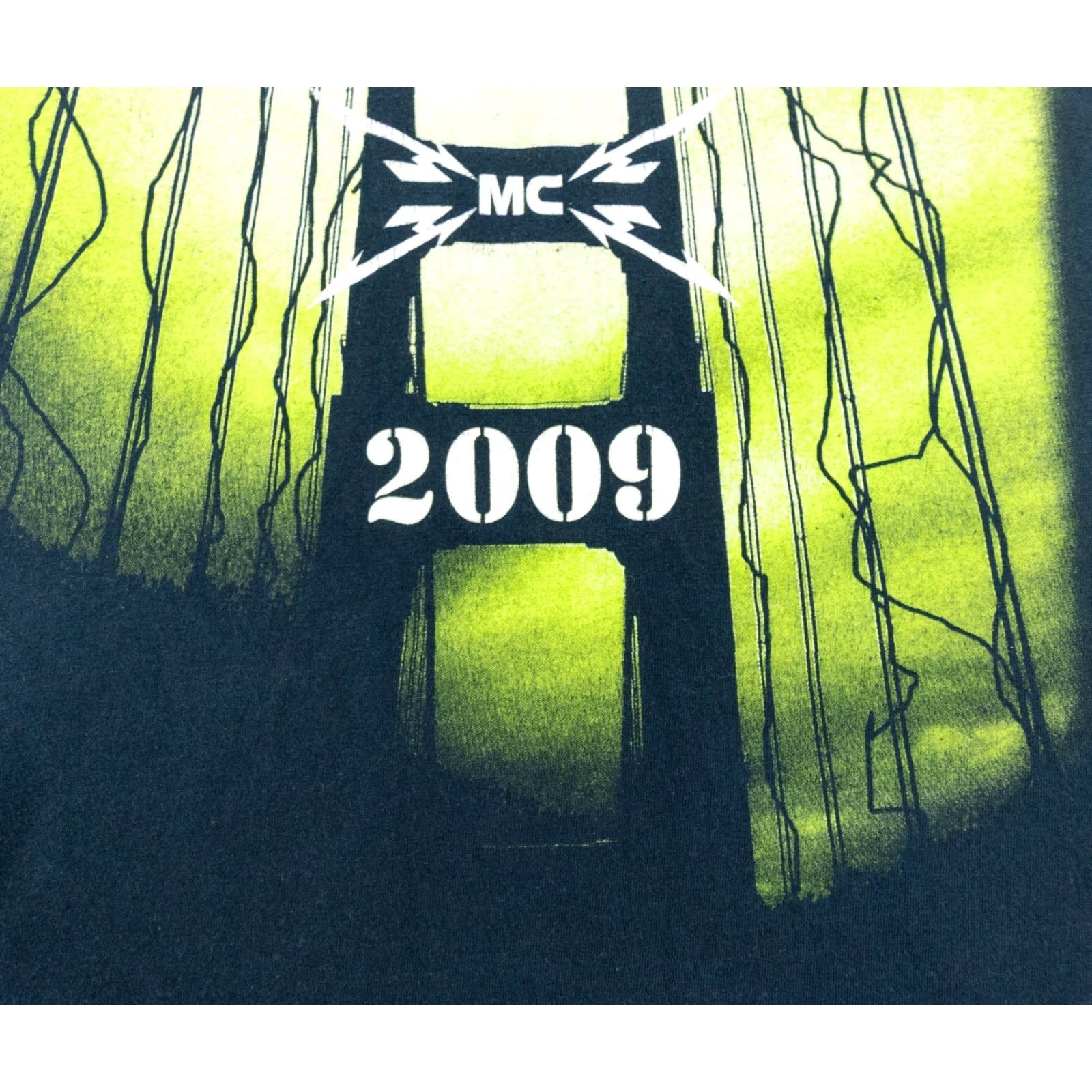 Vintage VINTAGE Metallica T-Shirt Mens XL Black 2009 Short Sleeve Band Rock Tee, Crew Neck, Cotton, Jersey, Logo, Adult Men Size US XL / EU 56 / 4 - 4 Thumbnail