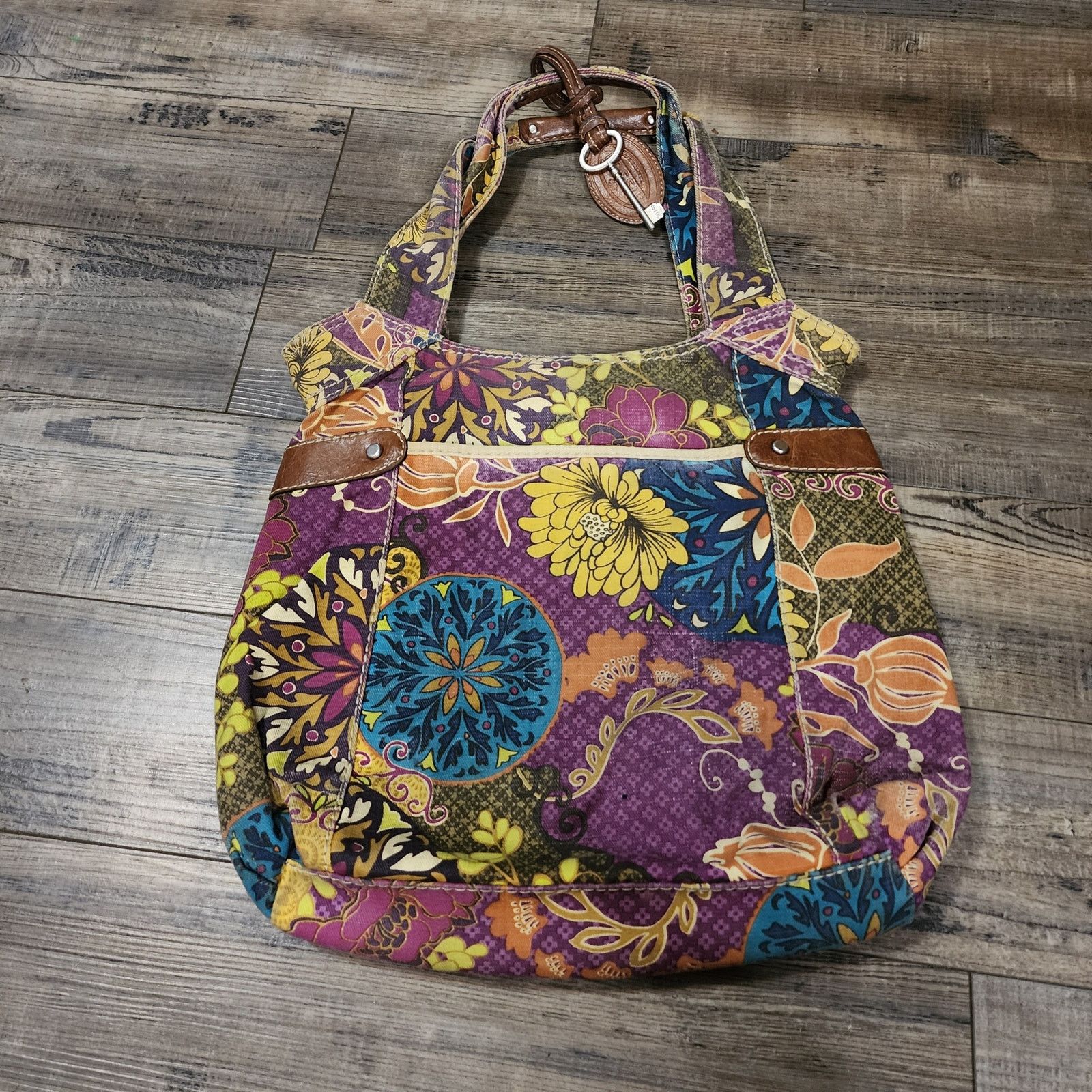 Fossil Fossil canvas floral handbag purse Pre-owned Size ONE SIZE - 5 Thumbnail