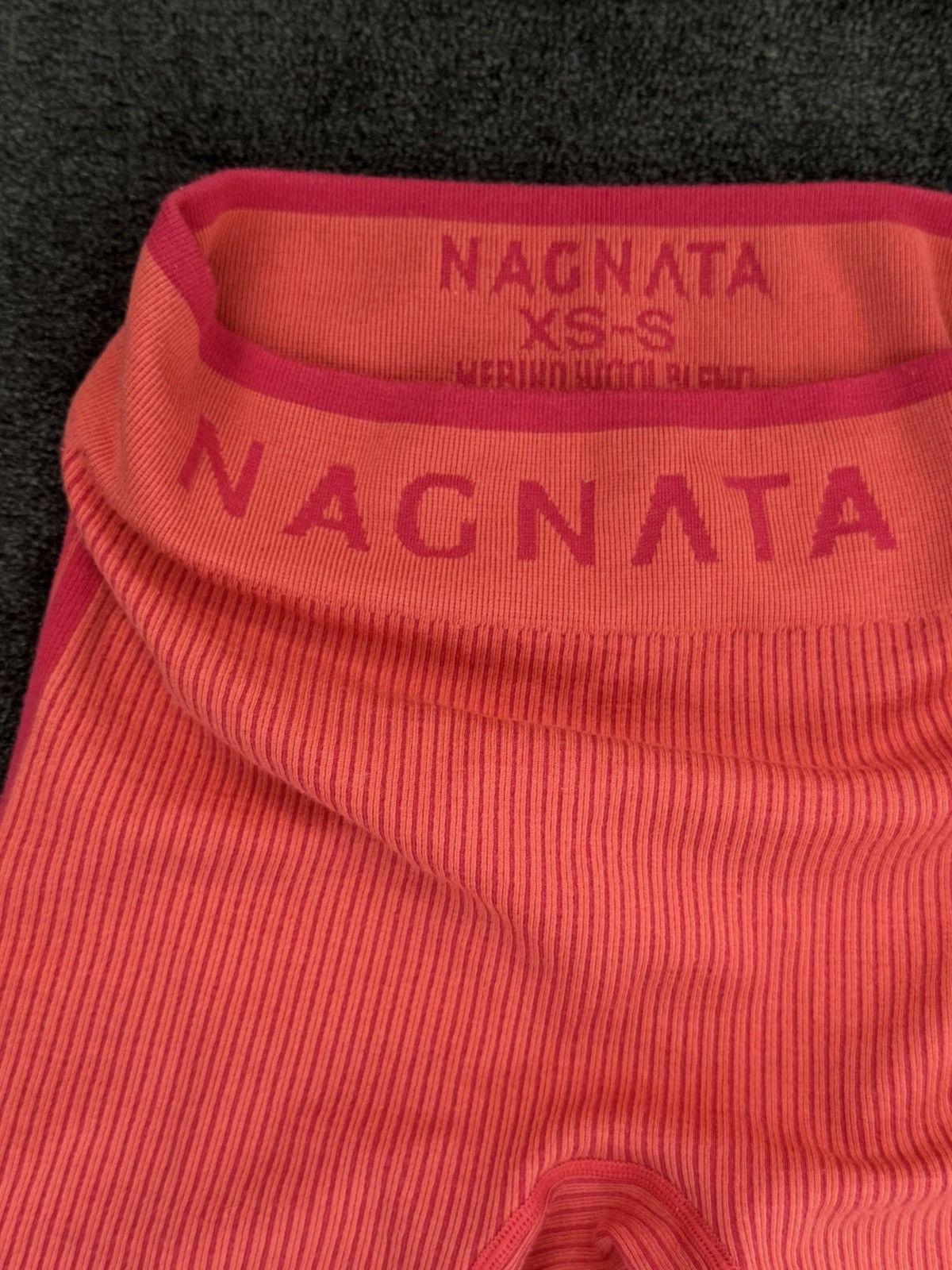 Designer Nagnata ribbed bike shorts Size 25" / US 0 / IT 36 - 3 Thumbnail