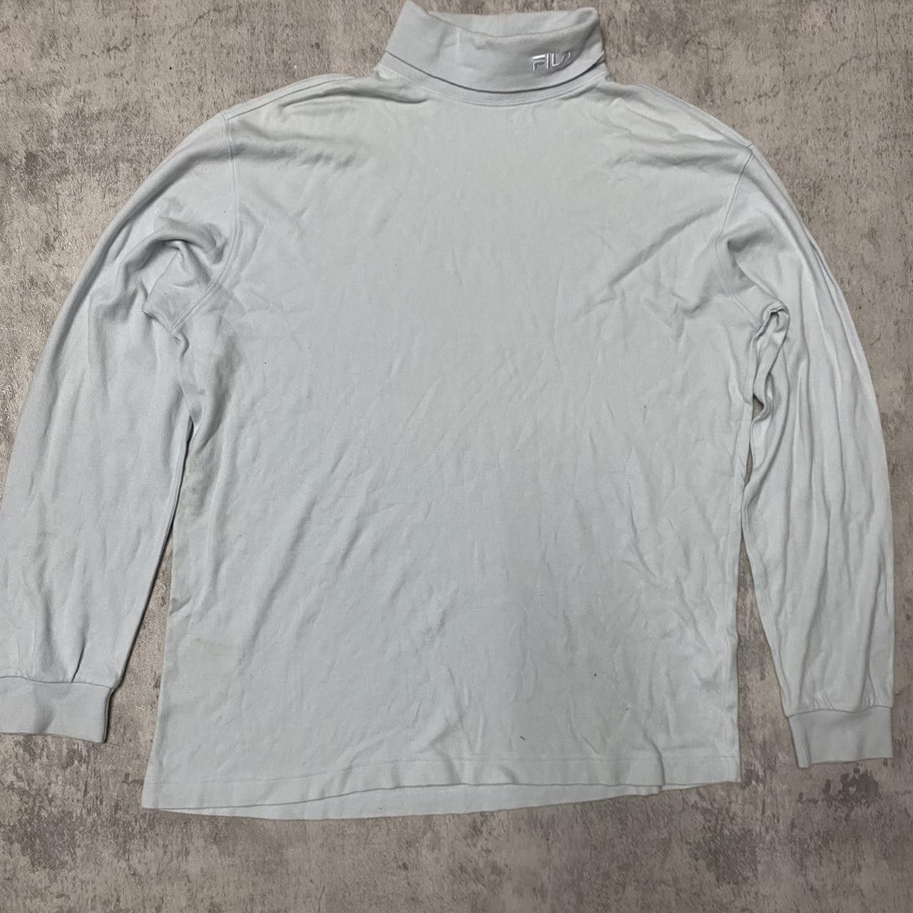 Fila Fila grey long sleeve turtleneck top #retro Size US L / EU 52-54 / 3 - 1 Thumbnail