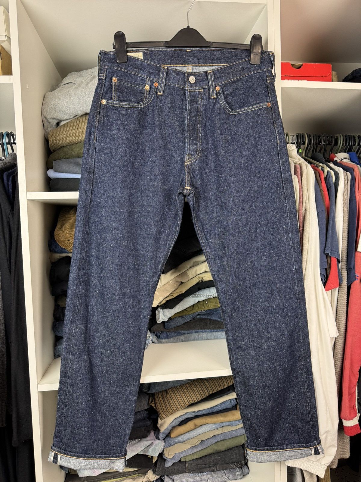 Levi's Levi's 501 Premium Selvedge Denim Jeans W32 L30 Size US 32 / EU 48 - 1 Thumbnail