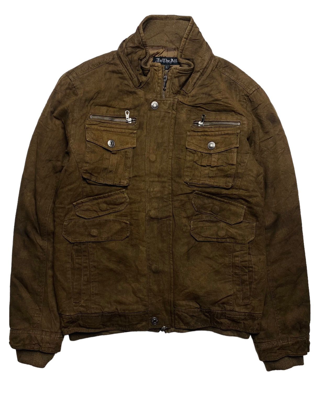 If Six Was Nine 2000s In The Attic - Multipocket Wooden Jacket