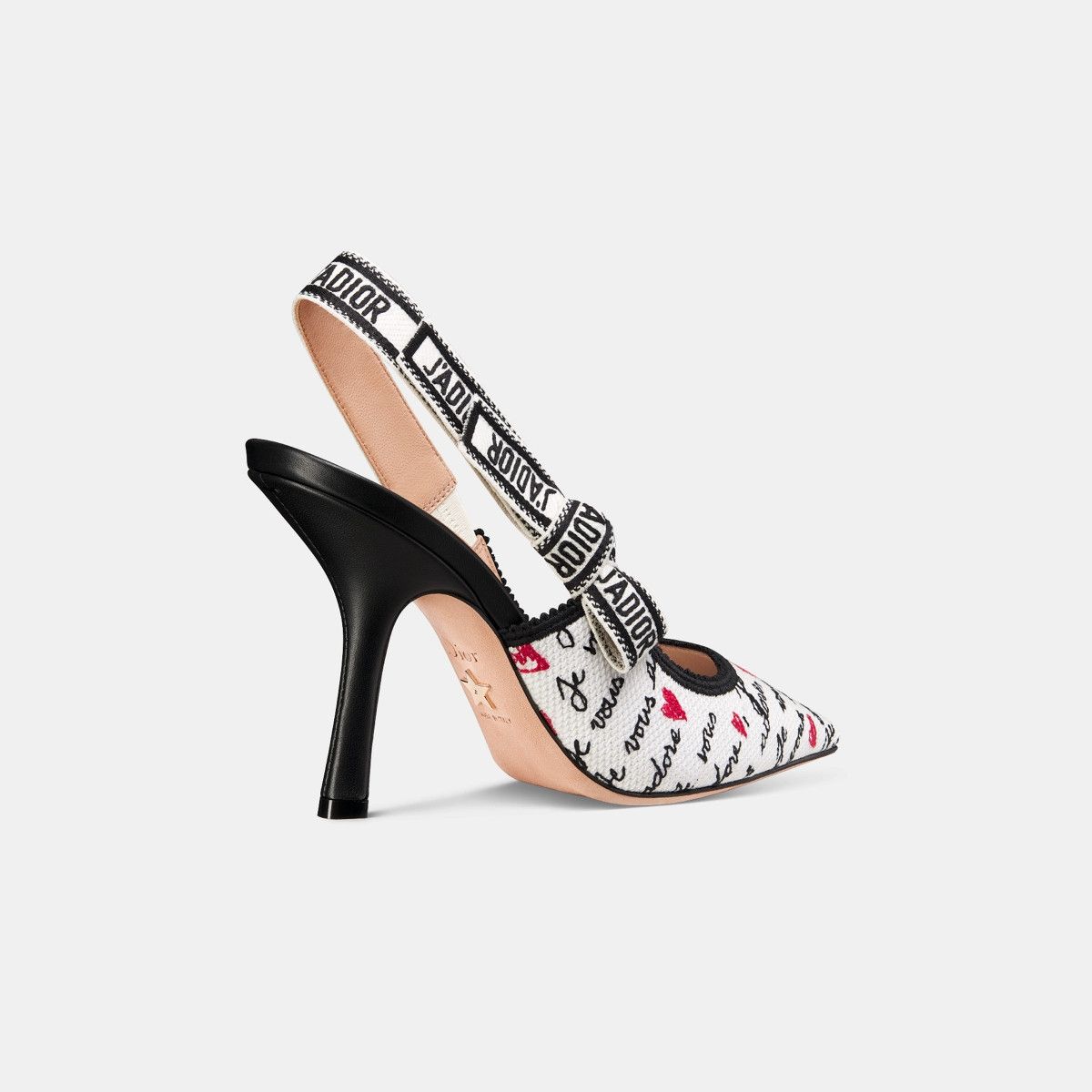 Dior o1w1db10326 Dioramour Slingback Pump in White Size US 9 / IT 39 - 3 Thumbnail