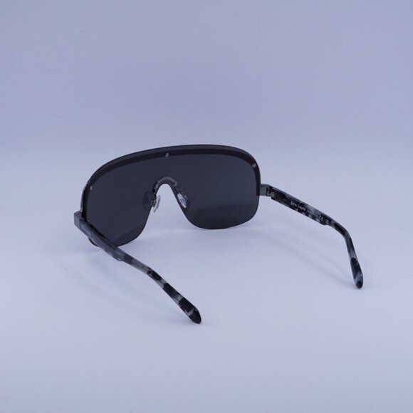 Palm Angels Palm Angels PERI10I KING 7607 Sunglasses Black Shield Frame Size ONE SIZE - 5 Thumbnail