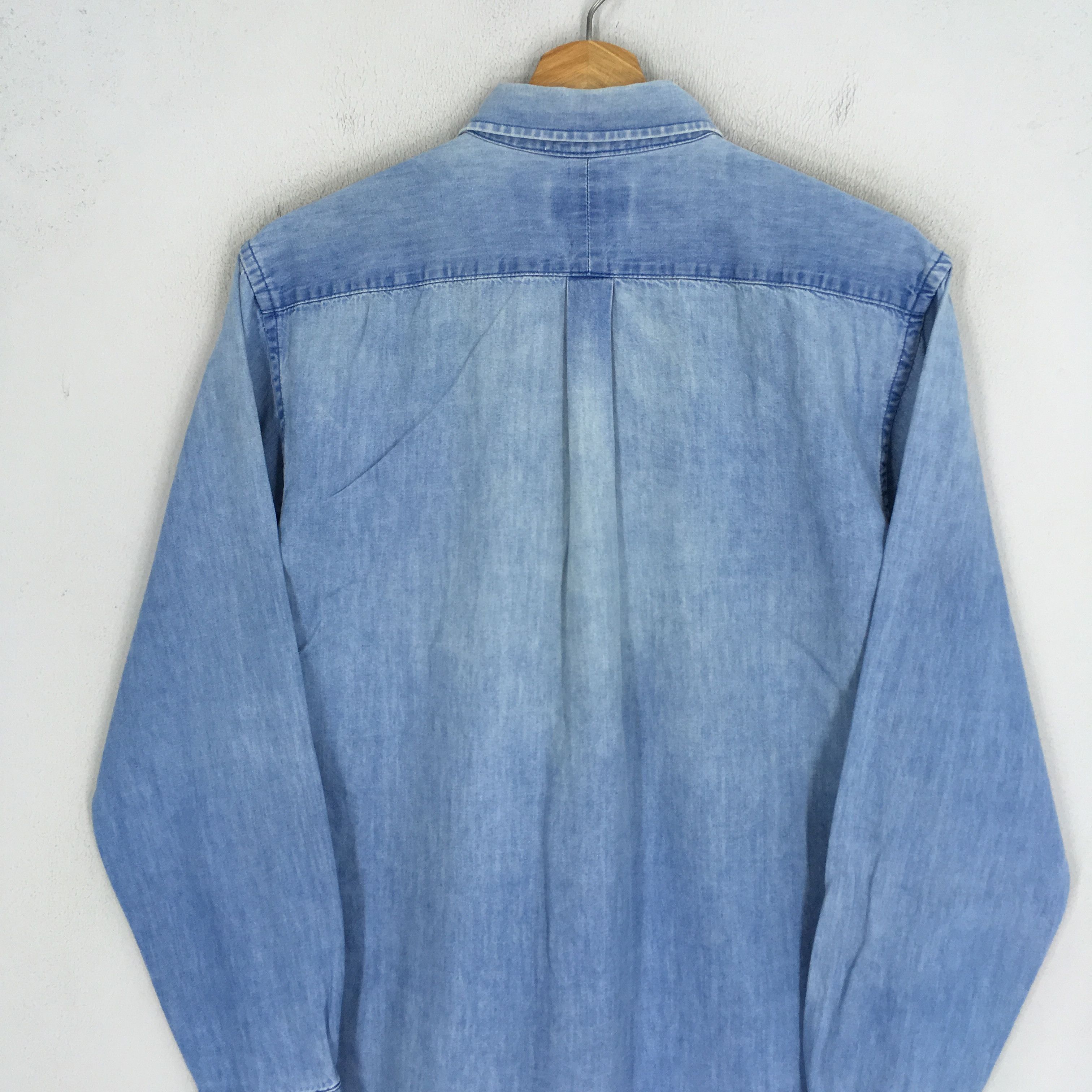 Polo Ralph Lauren Vintage Polo Ralph Lauren Denim Polo Pony Jeans Shirt Size US M / EU 48-50 / 2 - 10 Thumbnail