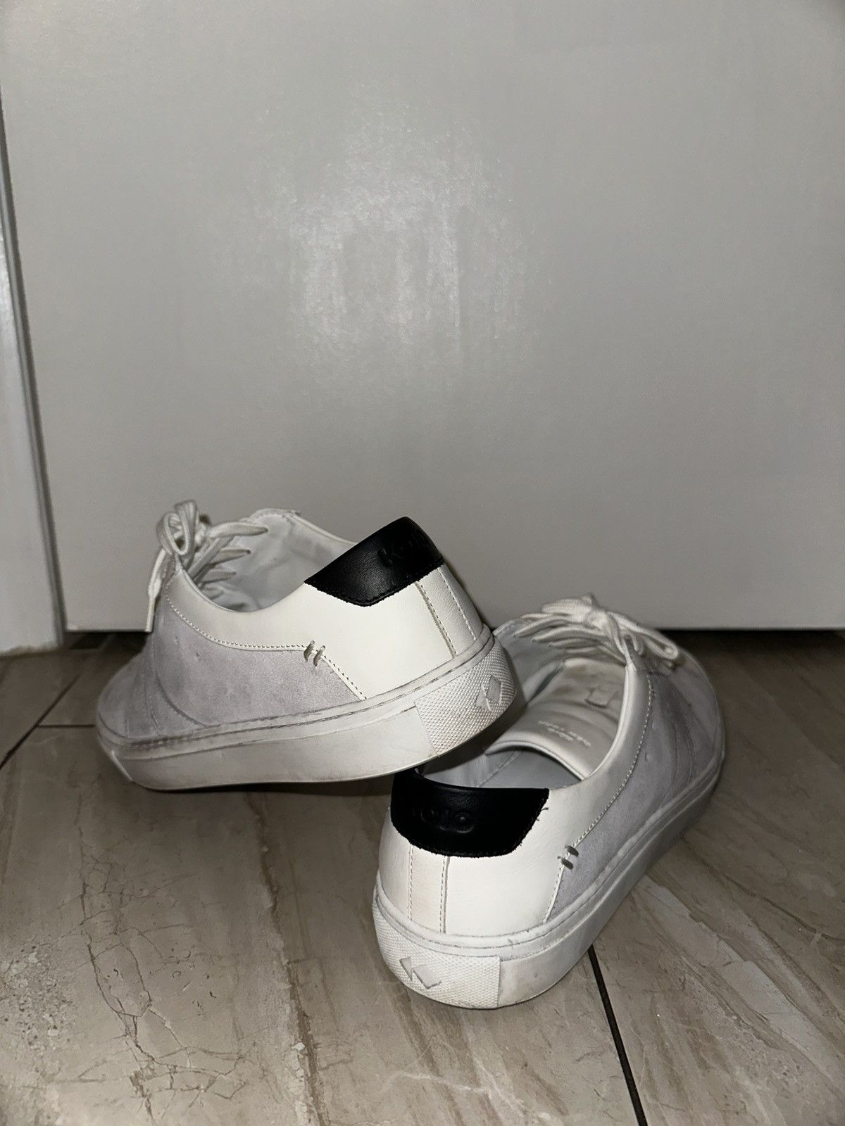 Koio Koio Capri Distressed Suede & Leather Sneaker Sz 10US Men Size US 10 / EU 43 - 2 Thumbnail