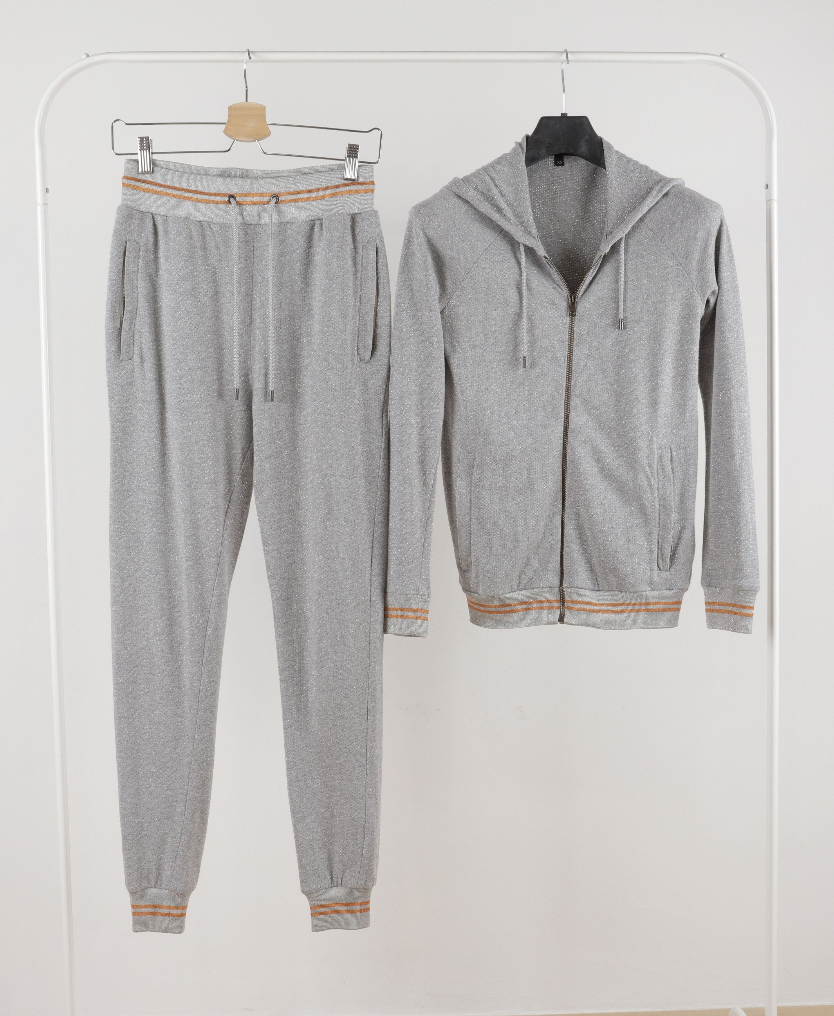 Gucci GUCCI Cotton Gray Hooded Tracksuit Grailed