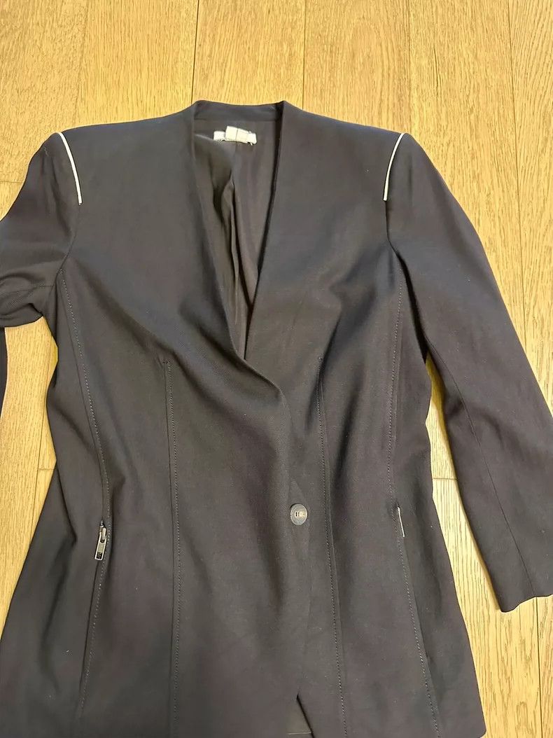 Helmut Lang helmut lang size 0 black blazer 2504-Nextarrow Size 36S - 3 Thumbnail