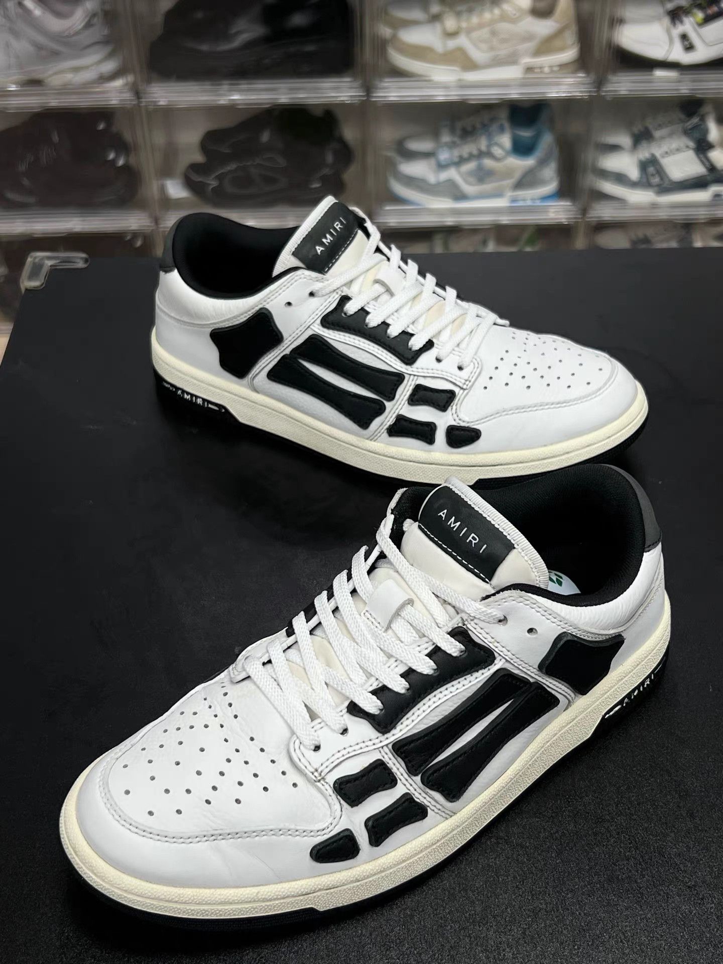 Amiri AMIRI Skel-Top Low Sneakers K15 Size US 8 / EU 41 - 1 Thumbnail