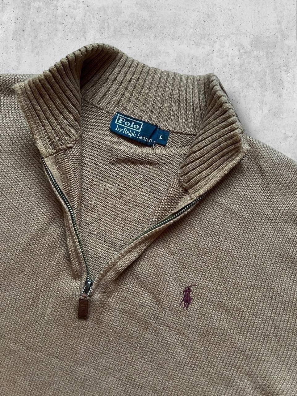 Polo Ralph Lauren RL Polo Ralph Lauren vintage zip sweater turtleneck vintage Size US L / EU 52-54 / 3 - 7 Thumbnail