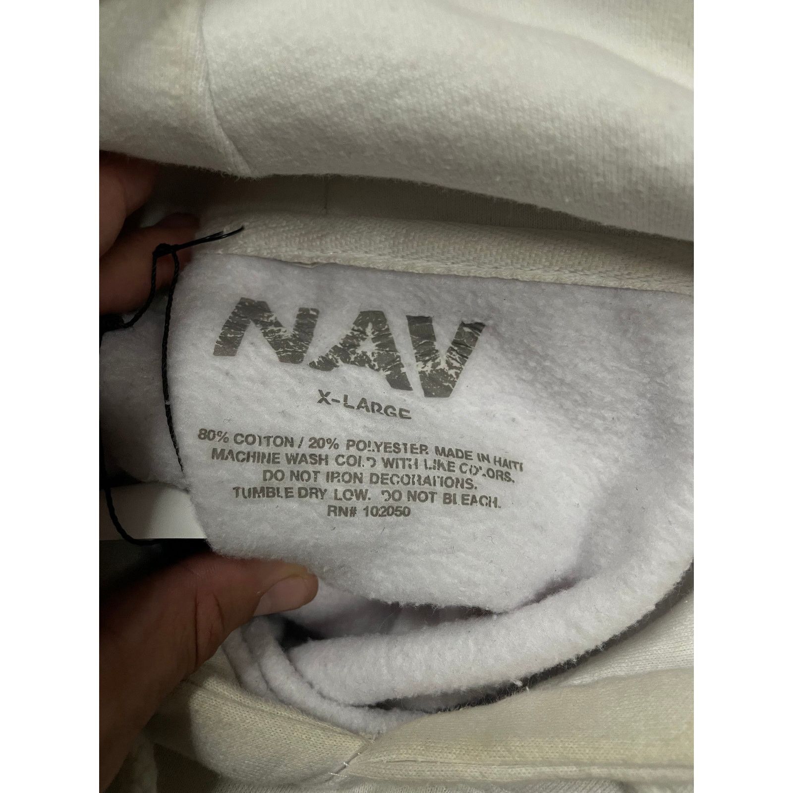 Vlone VLONE Bad Habits Hoodie White XL Used Size US XL / EU 56 / 4 - 3 Thumbnail