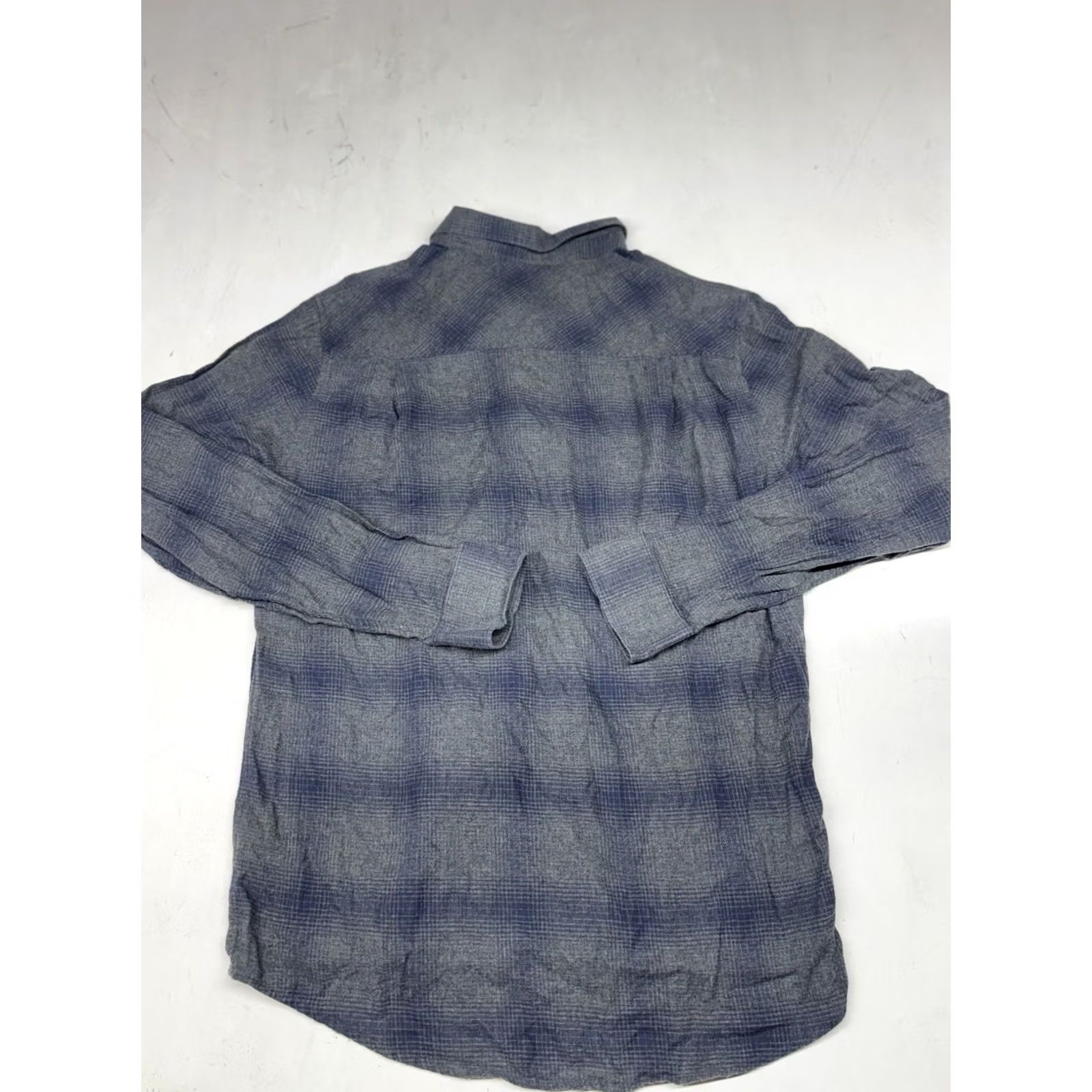 TravisMathew Travis Mathew Mens L Long Sleeve Plaid Button-Down Shirt Casual Top Check Plaid Blue Size US L / EU 52-54 / 3 - 7 Thumbnail