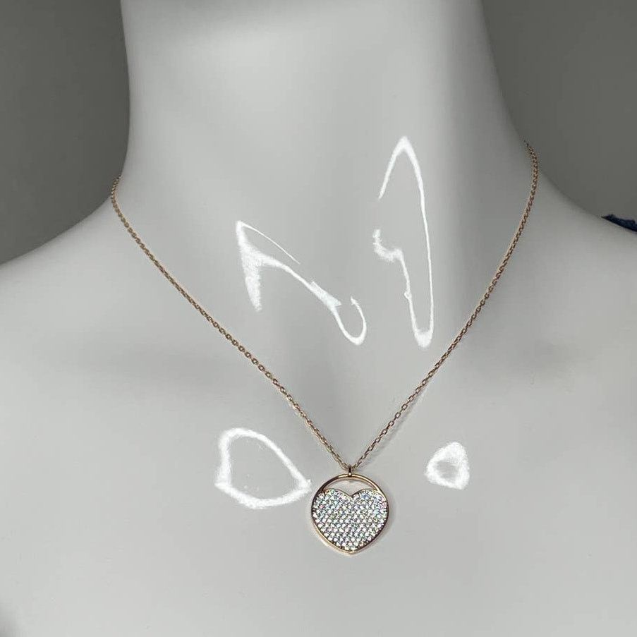 Swarovski Swarovski Ginger Heart Pendant Crystal Necklace Size ONE SIZE - 4 Thumbnail