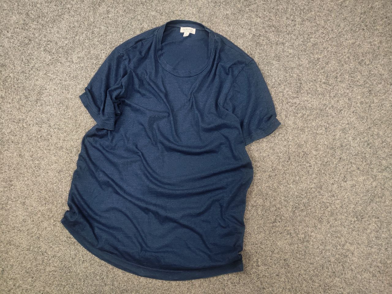Sunspel Sunspel England Design minimalist Cotton Classic Fit T shirt Size US S / EU 44-46 / 1 - 3 Thumbnail