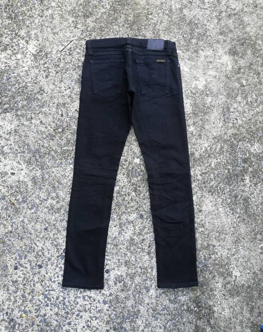 Nudie Jeans Nudie Jeans N796 Tight Long John Org. Black Black Jeans Size 28" / US 6 / IT 42 - 1 Thumbnail