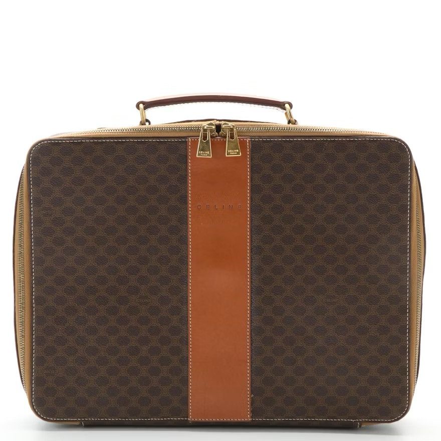 Celine Vintage Celine Macadam Briefcase Size ONE SIZE - 1 Thumbnail