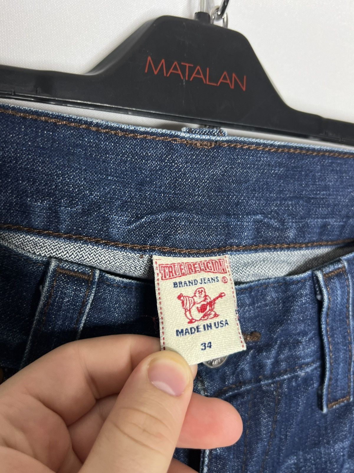 True Religion True Religion Crazy Denim Jeans Rare Japanese Y2K Size US 34 / EU 50 - 12 Thumbnail