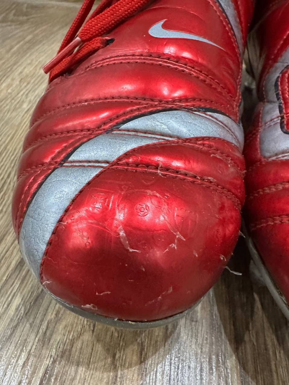 Vintage Nike Total 90 Supremacy FG Red Football Boots Size US 11 / EU 44 - 6 Thumbnail