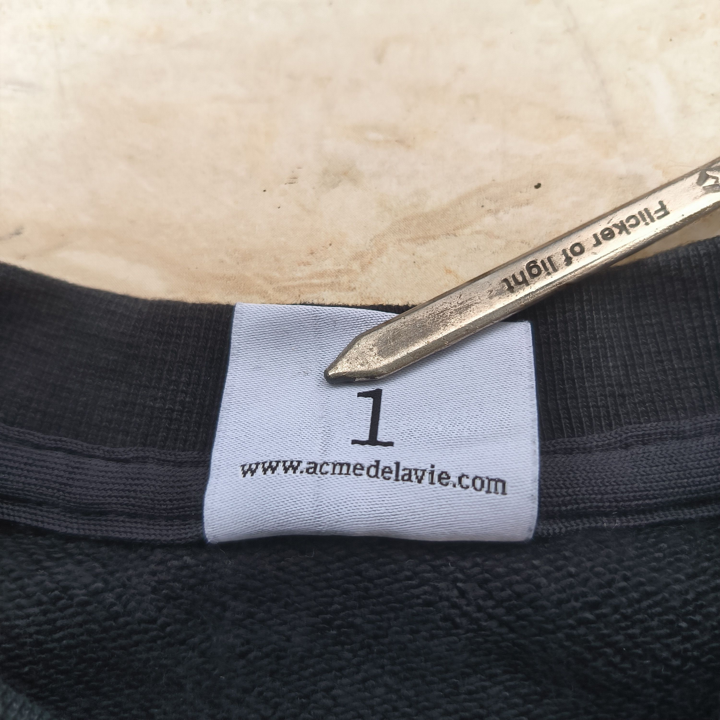 acme de la vie ACME DE LA VIE x LISA Spade Script Crop Sweatshirt Size M / US 6-8 / IT 42-44 - 5 Thumbnail