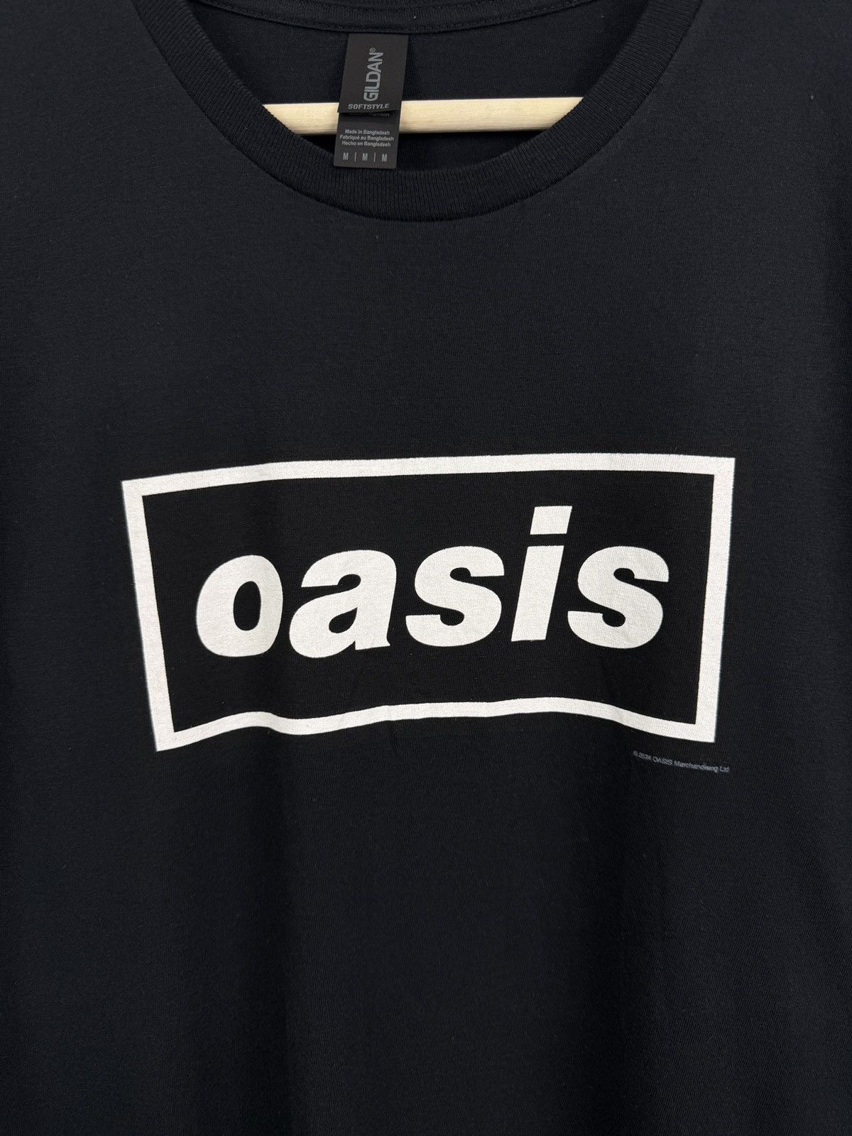 Band Tees 🇬🇧 Vintage Y2K Oasis Britpop T-Shirt Rare Liam Gallagher 2024 Size US L / EU 52-54 / 3 - 4 Thumbnail