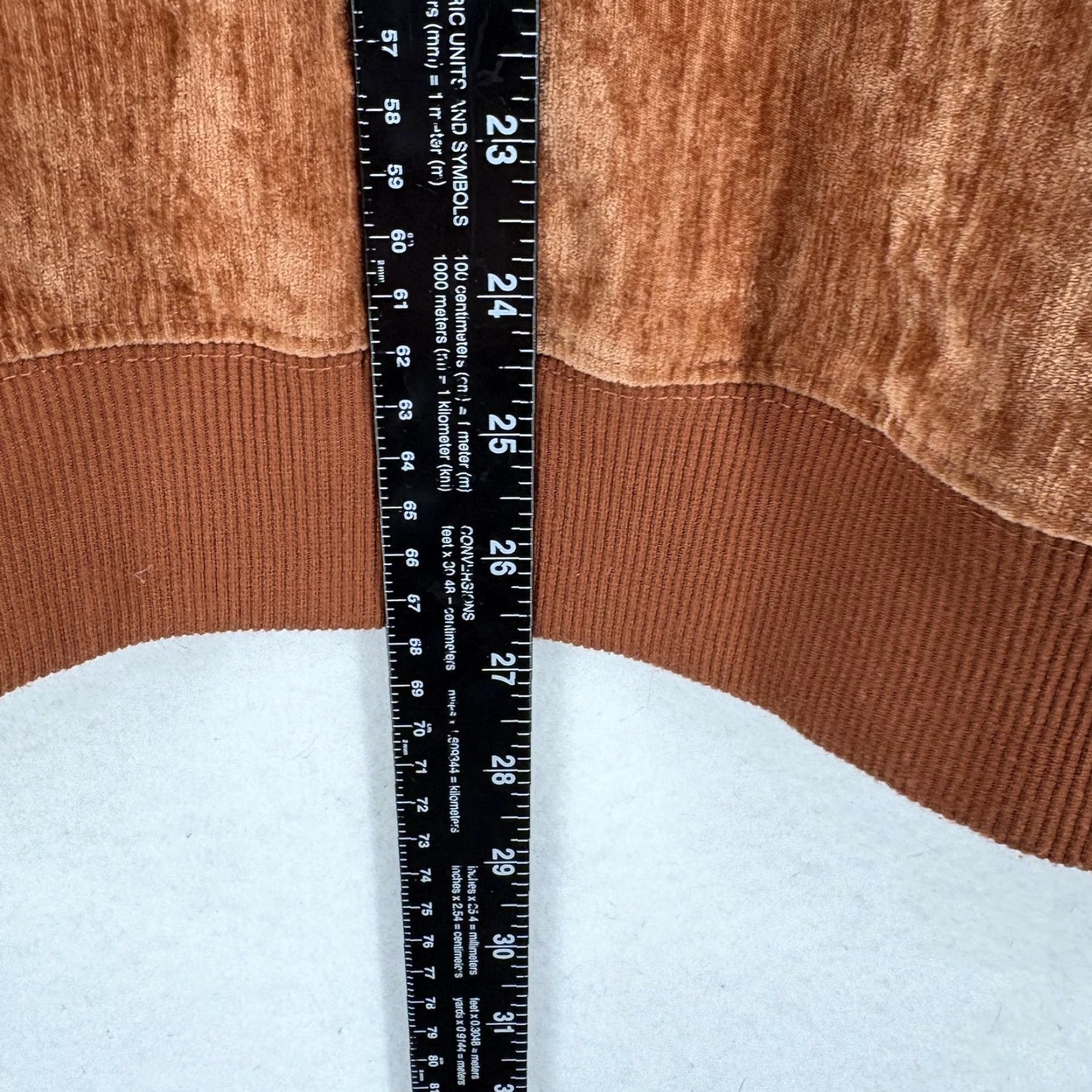 Velvet Super Massive Luxury Hoodie Mens Medium Brown Velvet Pullover Relaxed Stretch Size US M / EU 48-50 / 2 - 5 Thumbnail
