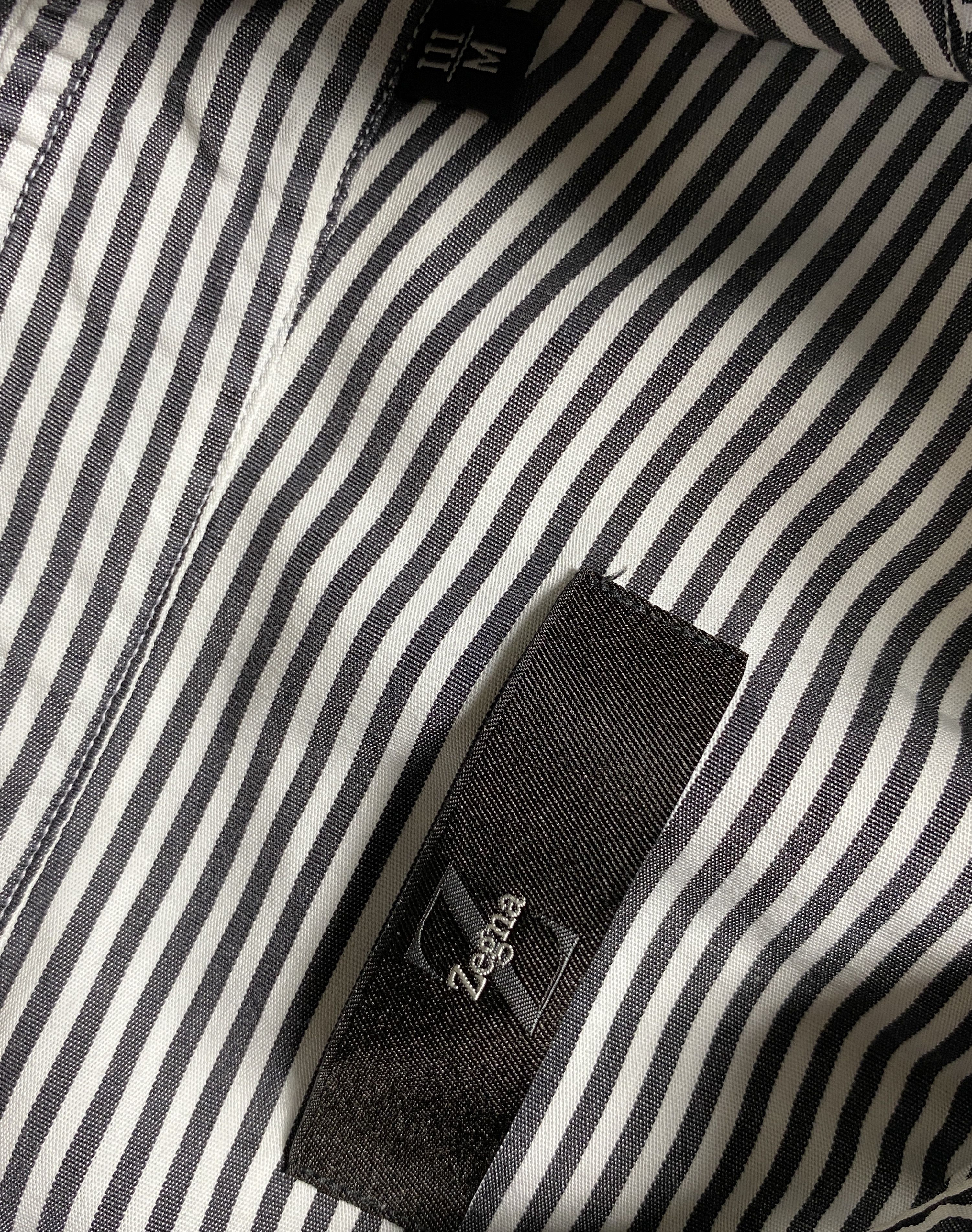 Ermenegildo Zegna Z Zegna Striped Classic Casual Dress Shirt Button Up Size US M / EU 48-50 / 2 - 4 Thumbnail