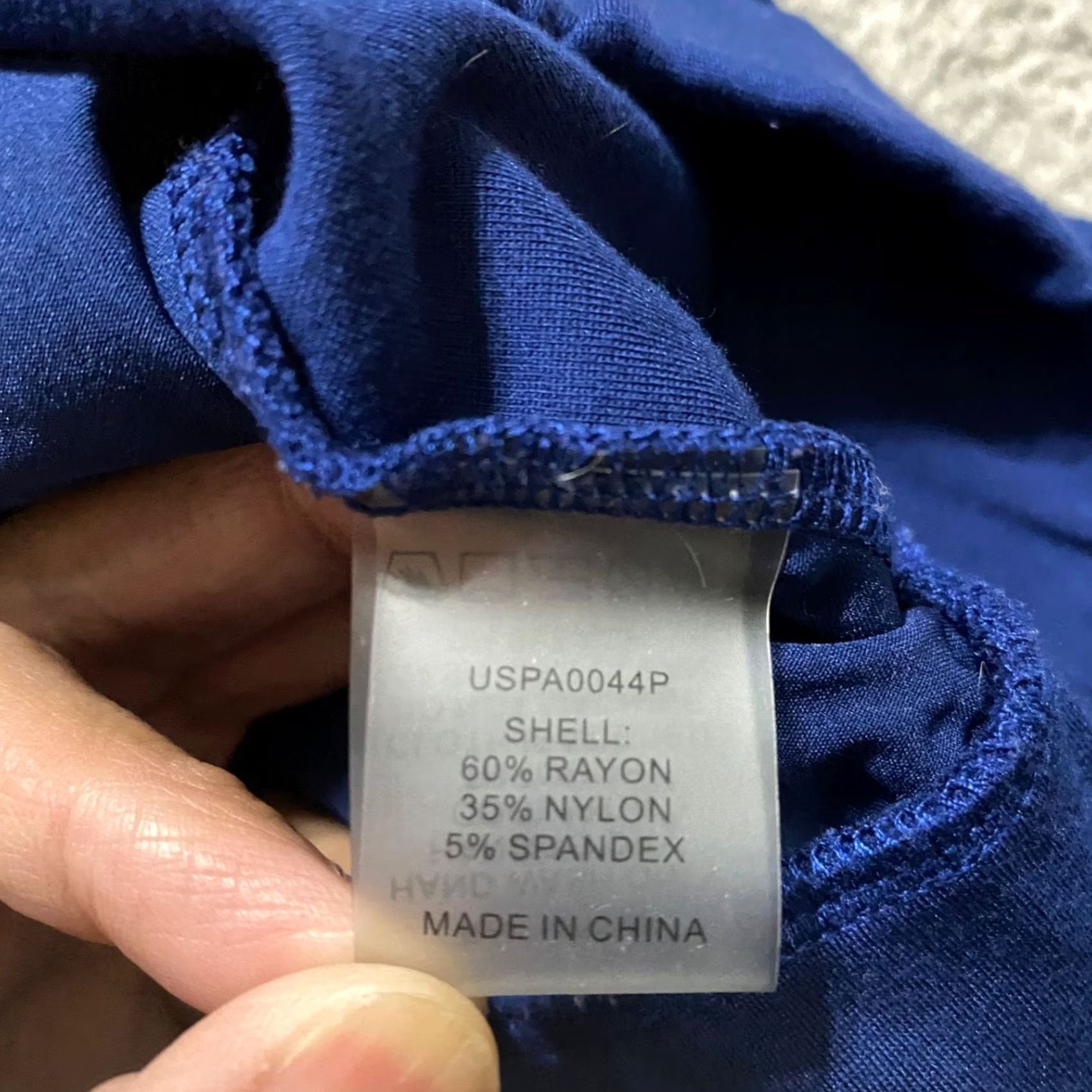 Vintage Universal Standard Pants Blue Skinny Pull On Pockets Ankle Size 32" / US 10 / IT 46 - 4 Thumbnail