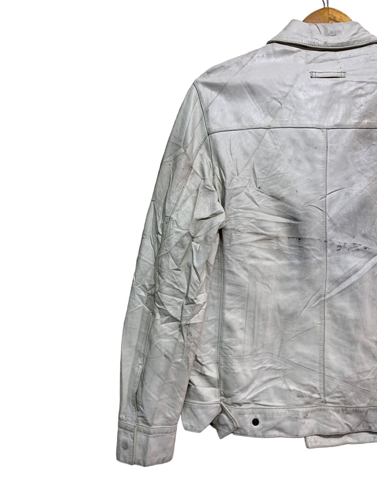 Jean Paul Gaultier 🔥JPG HOMME WOVEN LEATHER JACKETS Size US M / EU 48-50 / 2 - 7 Thumbnail