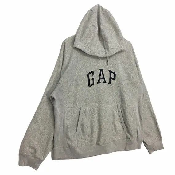 Gap Vtg GAP Fleece Hoodie Sweater Spell Out Pullover Streetwear Size XL / US 12-14 / IT 48-50 - 6 Thumbnail
