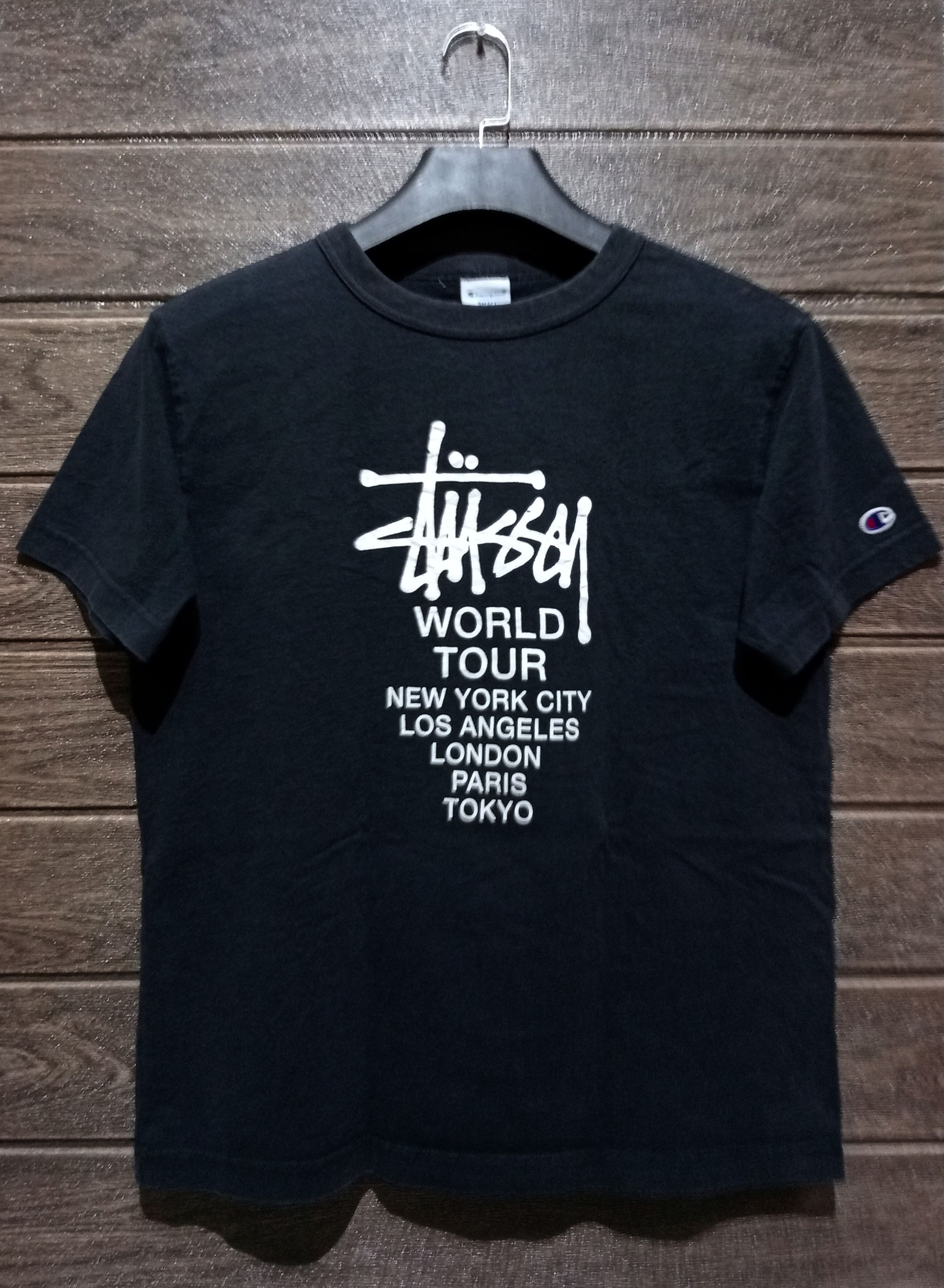 Champion × Streetwear × Stussy ?Vintage Stussy X Champion World 