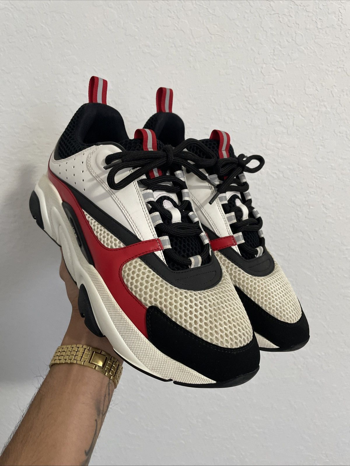 Dior B22 Red And Black New Dior Trainers Red B22 Red And Black 