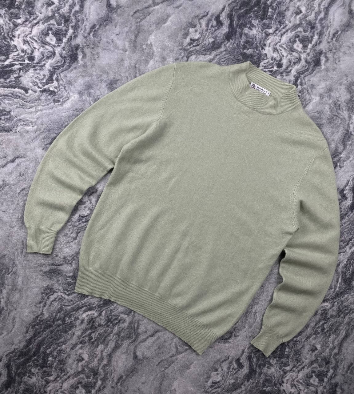 Brunello Cucinelli Brunello Cucinelli Cashmere Sweater Men Size 52 Green Size US L / EU 52-54 / 3 - 1 Thumbnail