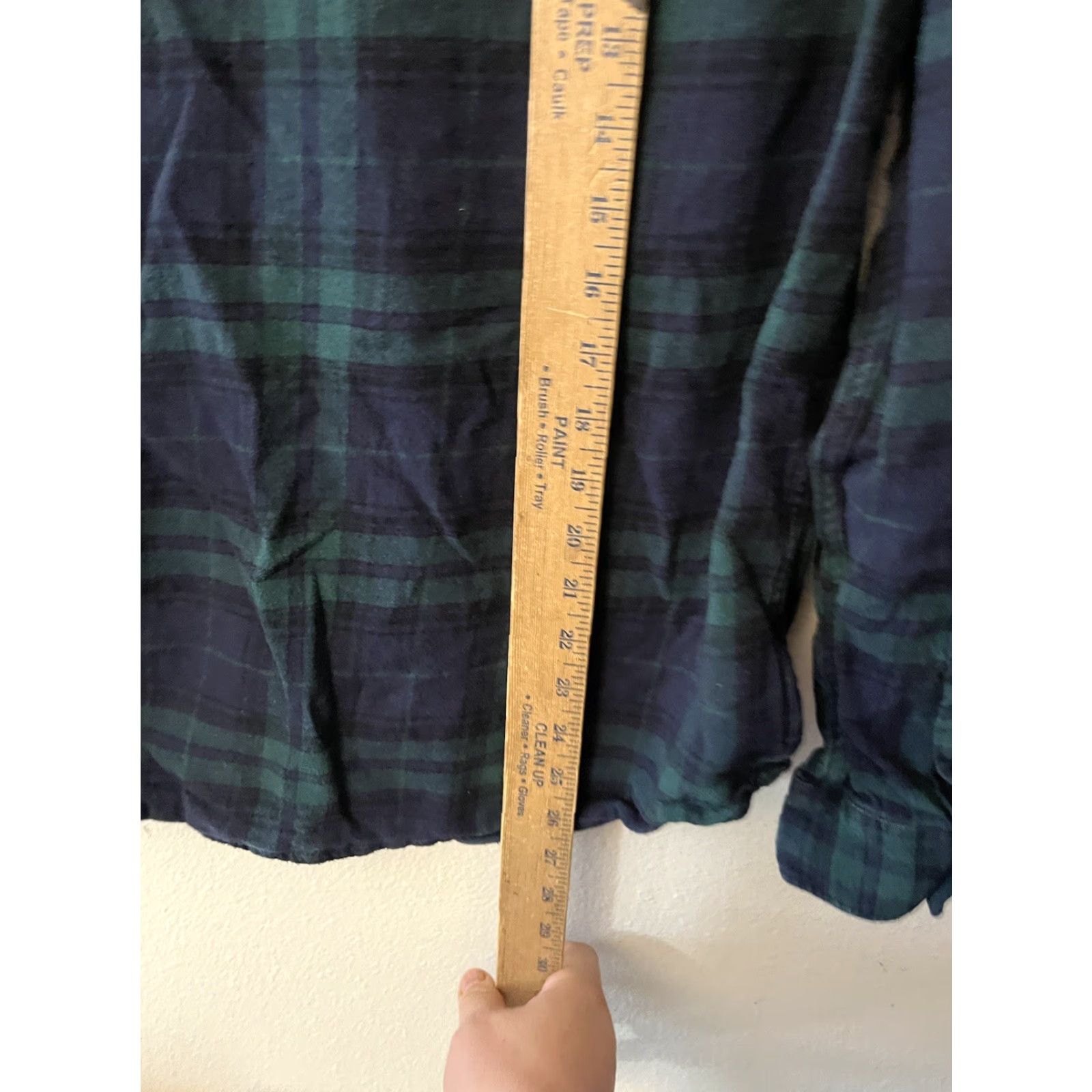 Old Navy VINTAGE Old Navy Shirt Mens L Flannel Button-Up Green Plaid Long Sleeve Shirt Size US L / EU 52-54 / 3 - 5 Thumbnail