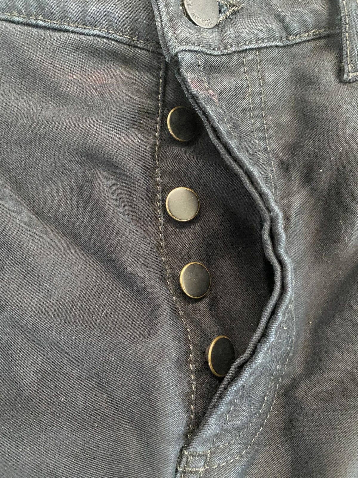 Dior Black Bootcut Pants Size US 30 / EU 46 - 3 Thumbnail
