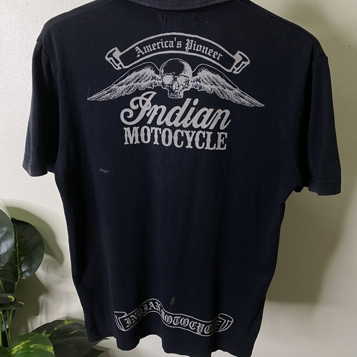Harley Davidson × Indian Motorcycle Indian Motorcycle America's Pioneer Chrome Hearts Style Polo Size US S / EU 44-46 / 1 - 2 Thumbnail