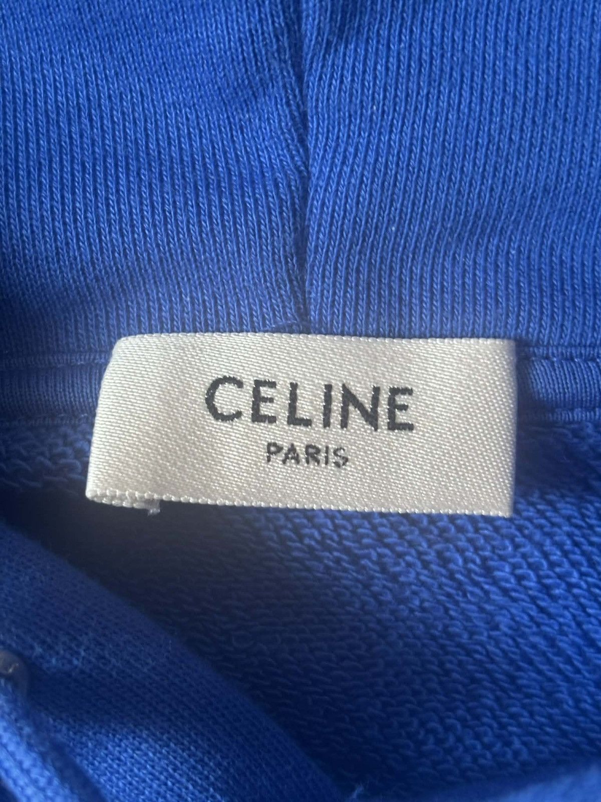 Celine Celine blue hoodie XL fit L Size US XL / EU 56 / 4 - 6 Thumbnail