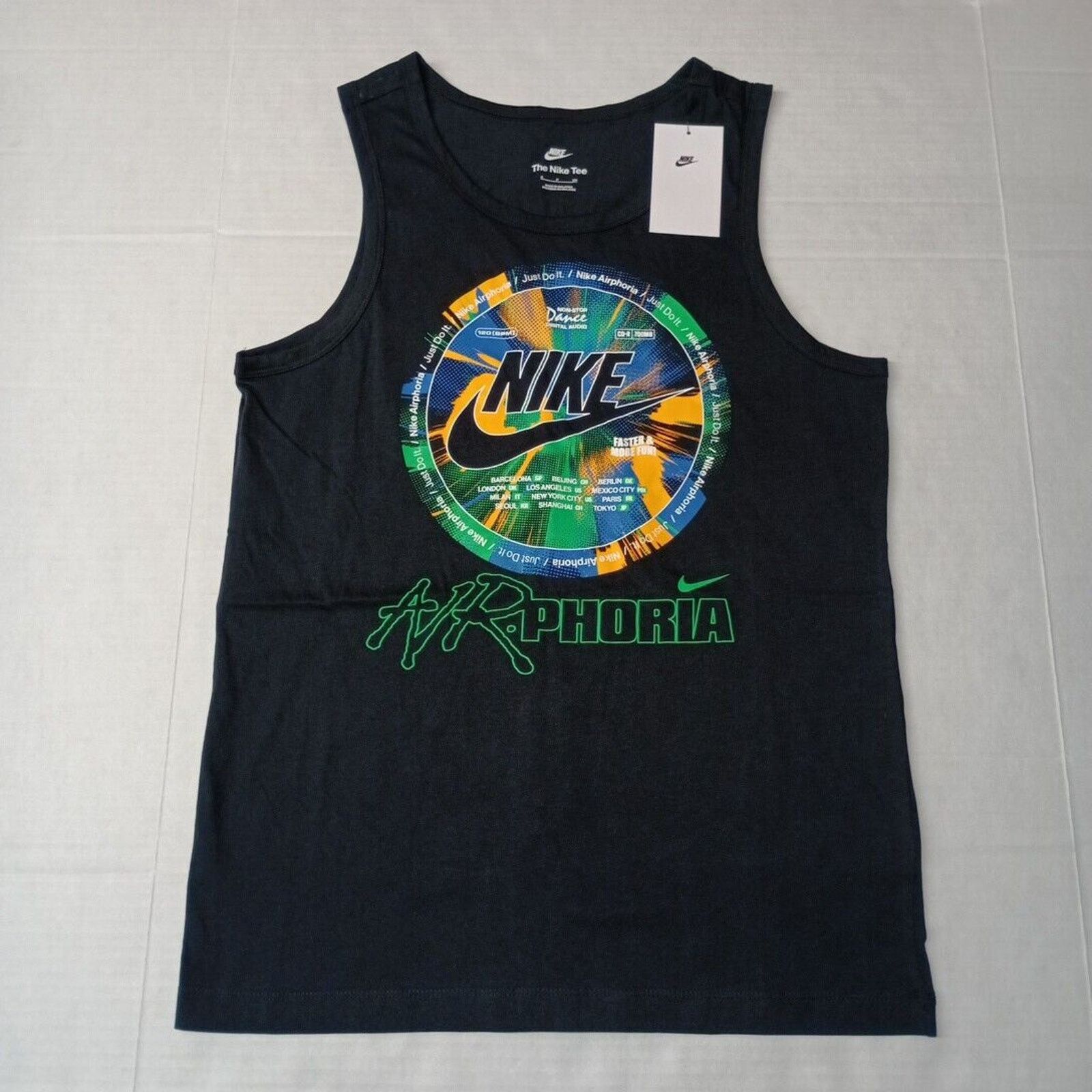 Nike Nike Sportswear Air-phoria Tank Top Men's S Small Black Size US S / EU 44-46 / 1 - 1 Thumbnail